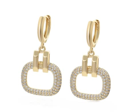 gold earrings